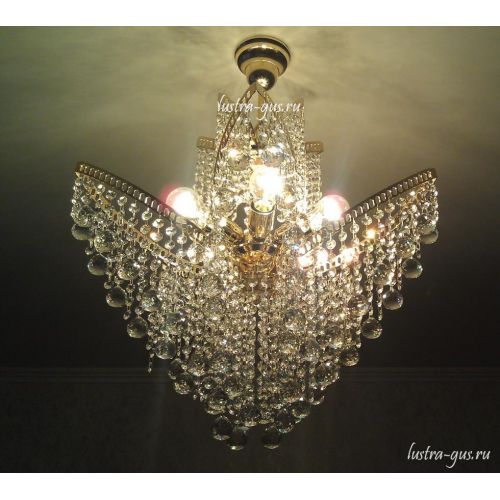 Люстра Лилия № 2 шар в Подольске Гусь Хрустальный