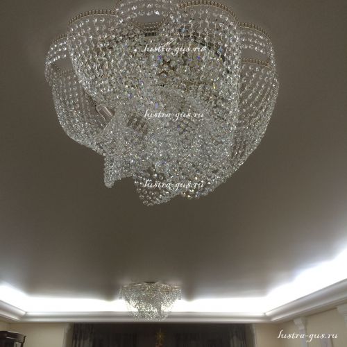 Люстра Лотос Василиса 6 ламп в Подольске Гусь Хрустальный