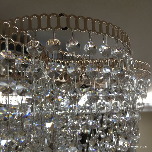 Люстра Лотос Василиса 6 ламп в Подольске Гусь Хрустальный