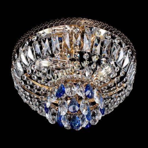 Люстра Милан Астра №3 синяя в Подольске Гусь Хрустальный