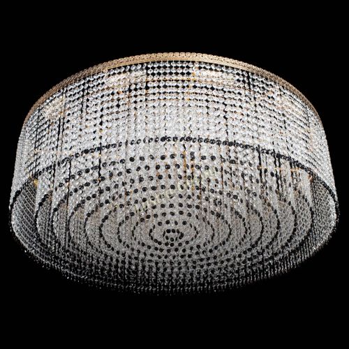 Люстра Милан капель №12 черная в Подольске Гусь Хрустальный