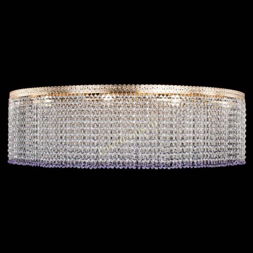 Люстра Милан капель №12 фиолетовая в Подольске Гусь Хрустальный