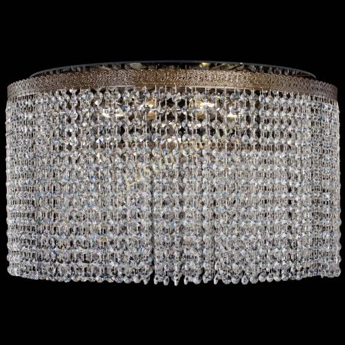 Люстра Милан капель оптикон под бронзу с зеркалом в Подольске Гусь Хрустальный