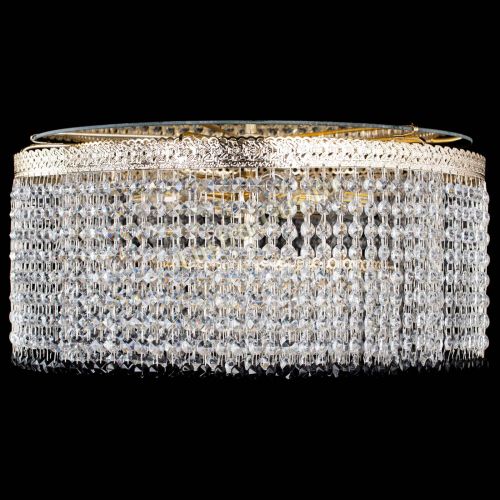 Люстра Милан капель оптикон Черная в Подольске Гусь Хрустальный