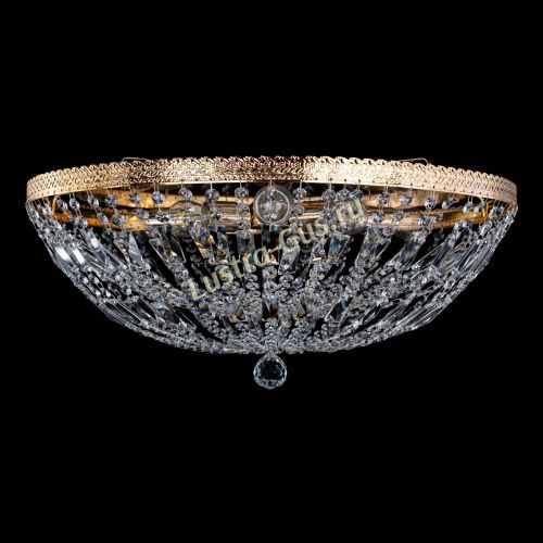 Люстра Милан Купол с пластинками №6 в Подольске Гусь Хрустальный