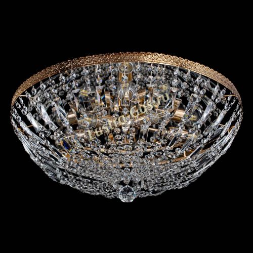 Люстра Милан Купол с пластинками №6 в Подольске Гусь Хрустальный