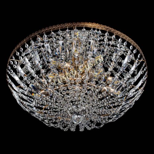 Люстра Милан Купол с пластинками №6 в Подольске Гусь Хрустальный