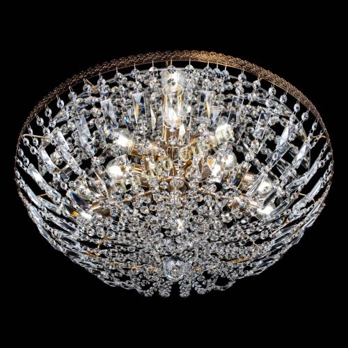 Люстра Милан Купол с пластинками №6 в Подольске Гусь Хрустальный