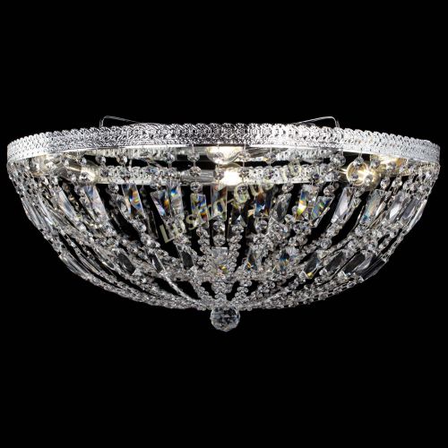 Люстра Милан Купол с пластинками №6 в Подольске Гусь Хрустальный