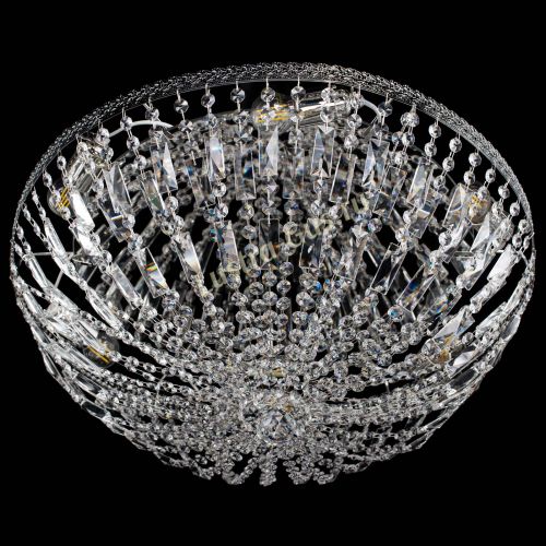 Люстра Милан Купол с пластинками №6 в Подольске Гусь Хрустальный