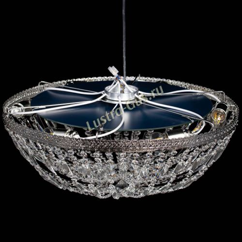 Люстра Милан Купол с пластинками №6 в Подольске Гусь Хрустальный