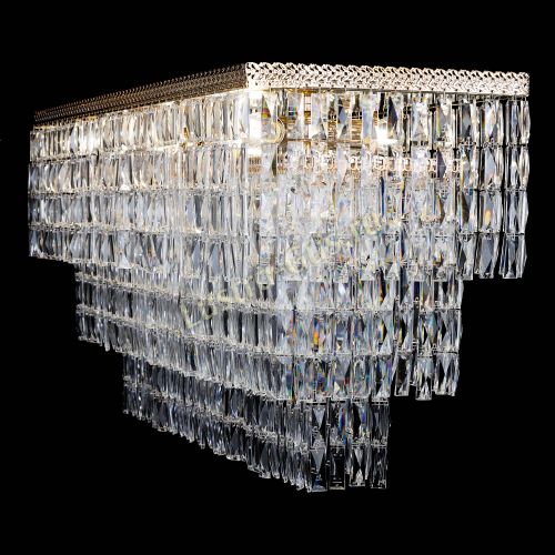 Люстра Милан Прямоугольник №8 в Подольске Гусь Хрустальный