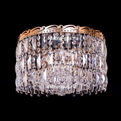 Люстра Анжелика 3 лампы + низ 3 в Подольске Гусь Хрустальный