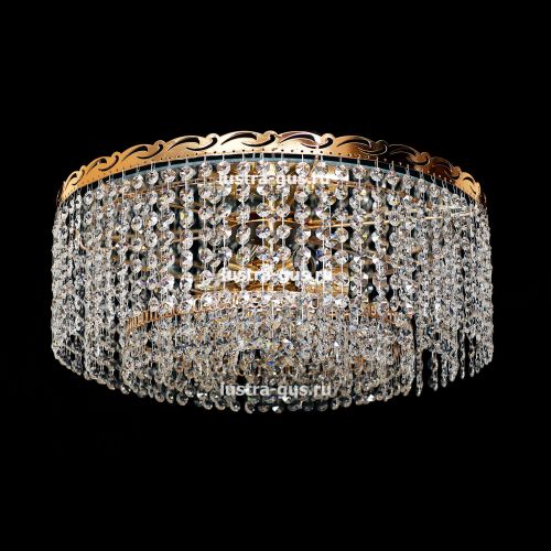 Люстра Капель обтикон 5 ламп в Подольске Гусь Хрустальный