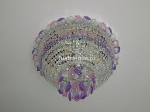 Люстра Катерина дубик цветная в Подольске отзыв и фото покупателя