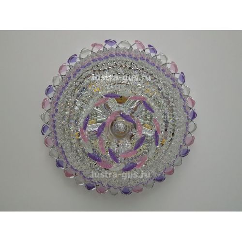 Люстра Катерина дубик цветная в Подольске Гусь Хрустальный