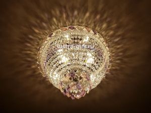 Люстра Катерина дубик цветная в Подольске отзыв и фото покупателя