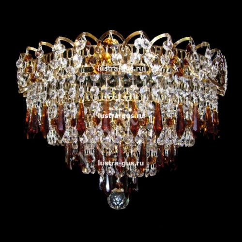 Люстра Крокус большой карандаш цветная  в Подольске Гусь Хрустальный