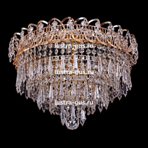 Люстра Крокус 3 лампы карандаш большой в Подольске Гусь Хрустальный