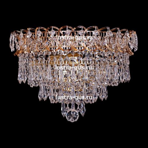 Люстра Крокус 3 лампы карандаш большой в Подольске Гусь Хрустальный