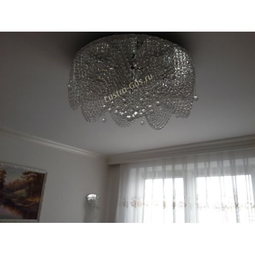 Люстра Виктория шар большая в Подольске Гусь Хрустальный