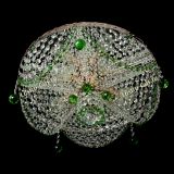 Люстра Виктория зеленая в Подольске