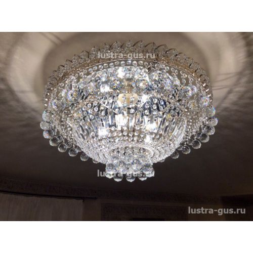 Люстра Водопад шар в Подольске Гусь Хрустальный