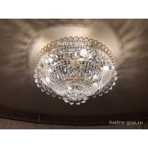 Люстра Водопад шар в Подольске Гусь Хрустальный