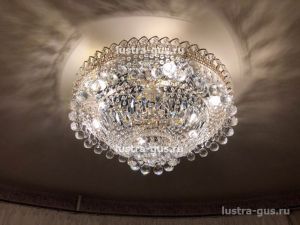 Люстра Водопад шар в Подольске отзыв и фото покупателя