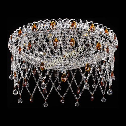 Люстра Паутинка чайная в Подольске Гусь Хрустальный