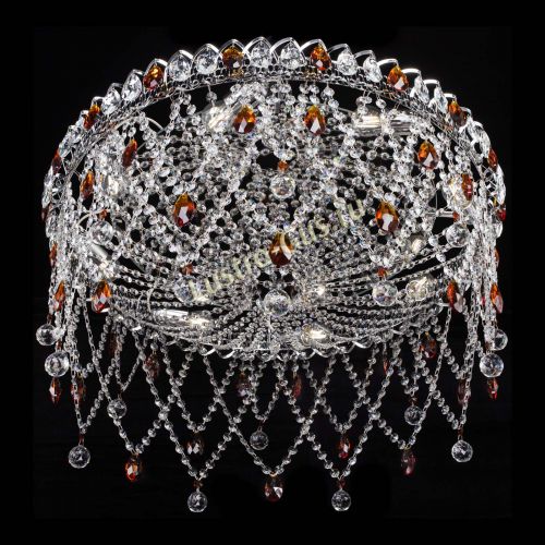 Люстра Паутинка чайная в Подольске Гусь Хрустальный