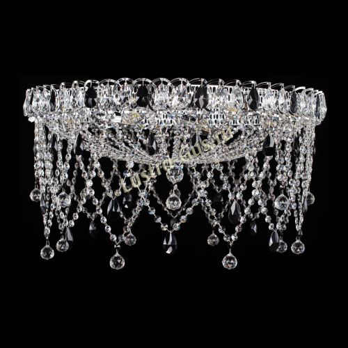 Люстра Паутинка черная в Подольске Гусь Хрустальный