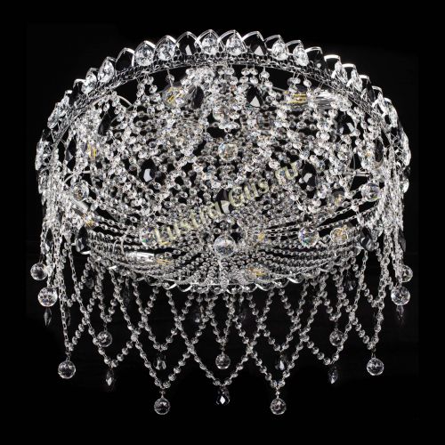 Люстра Паутинка черная в Подольске Гусь Хрустальный