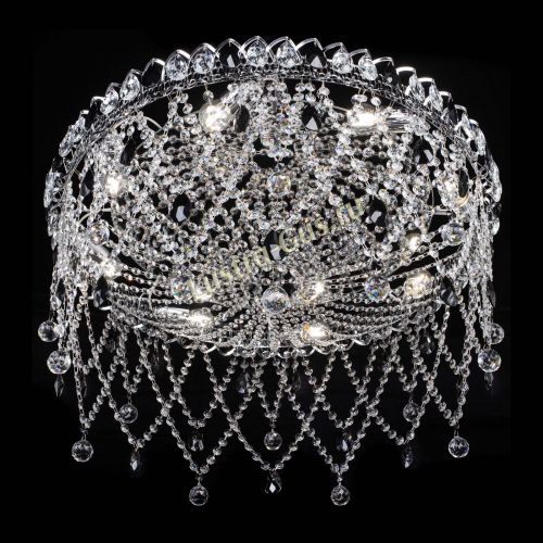 Люстра Паутинка черная в Подольске Гусь Хрустальный