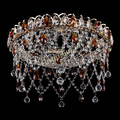 Люстра Паутинка чайная в Подольске Гусь Хрустальный