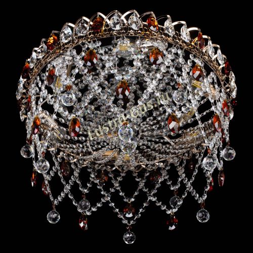 Люстра Паутинка чайная в Подольске Гусь Хрустальный