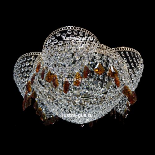 Люстра Вектор Подсолнух цветная в Подольске Гусь Хрустальный