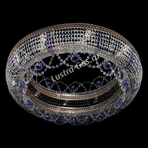 Люстра Снежинка Венеция №10 фиолетовая в Подольске Гусь Хрустальный