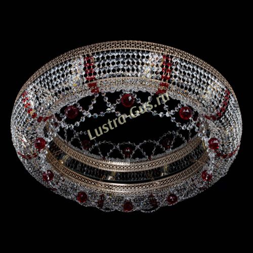 Люстра Снежинка Венеция №10 красная в Подольске Гусь Хрустальный