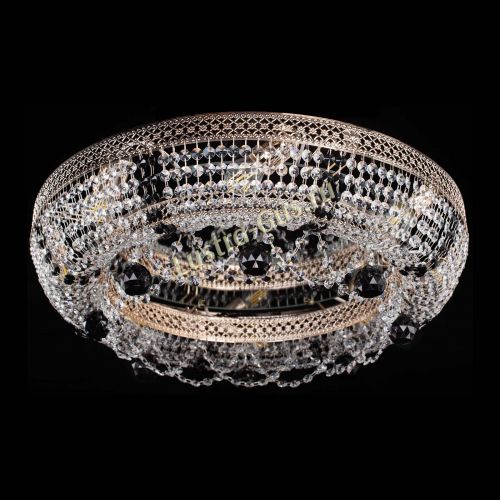 Люстра Снежинка Венеция №8 черная в Подольске Гусь Хрустальный