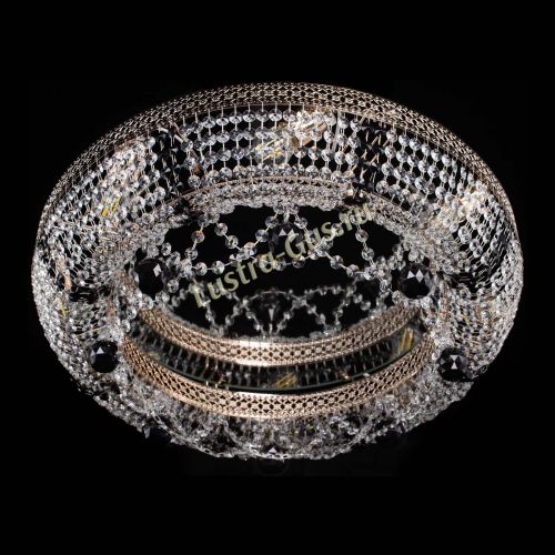 Люстра Снежинка Венеция №8 черная в Подольске Гусь Хрустальный