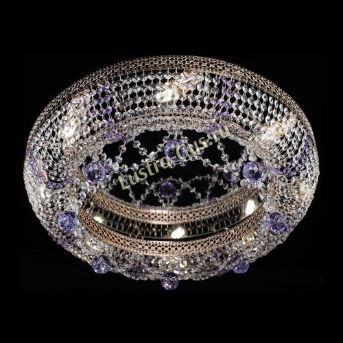 Люстра Снежинка Венеция №8 фиолетовая в Подольске Гусь Хрустальный