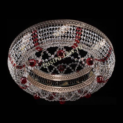 Люстра Снежинка Венеция №8 красная в Подольске Гусь Хрустальный