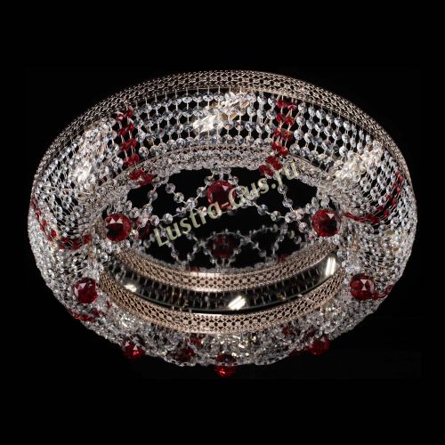 Люстра Снежинка Венеция №8 красная в Подольске Гусь Хрустальный