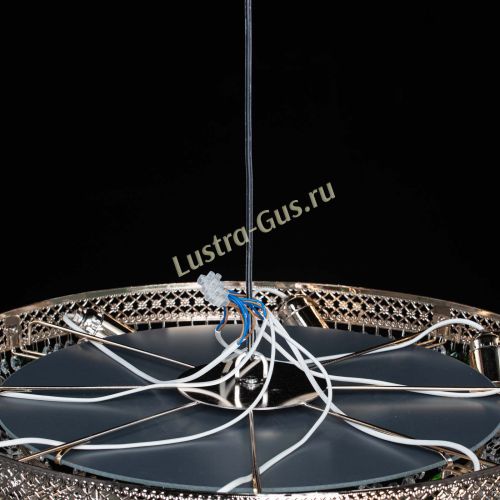 Люстра Снежинка Венеция №8 розовая в Подольске Гусь Хрустальный