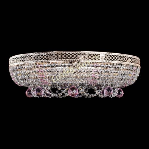 Люстра Снежинка Венеция №8 розовая в Подольске Люстра Снежинка Венеция №8 розовая в Подольске