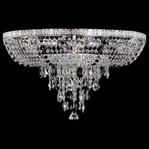 Люстра Токката Пирамида журавлик черная в Подольске Гусь Хрустальный