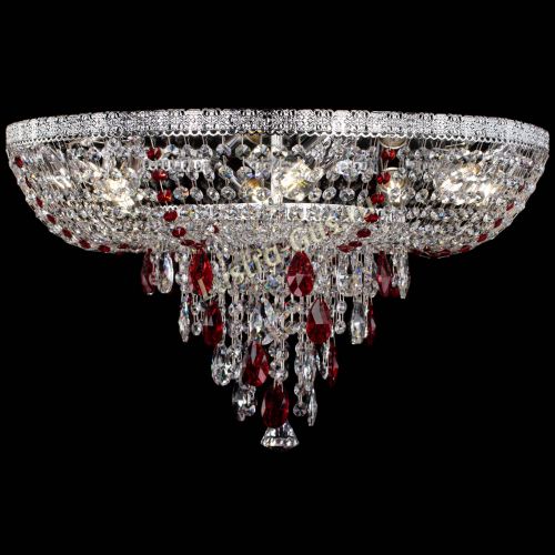 Люстра Токката Пирамида журавлик красная в Подольске Гусь Хрустальный