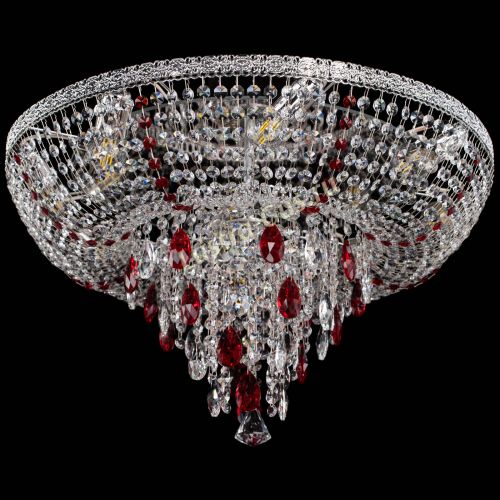 Люстра Токката Пирамида журавлик красная в Подольске Гусь Хрустальный