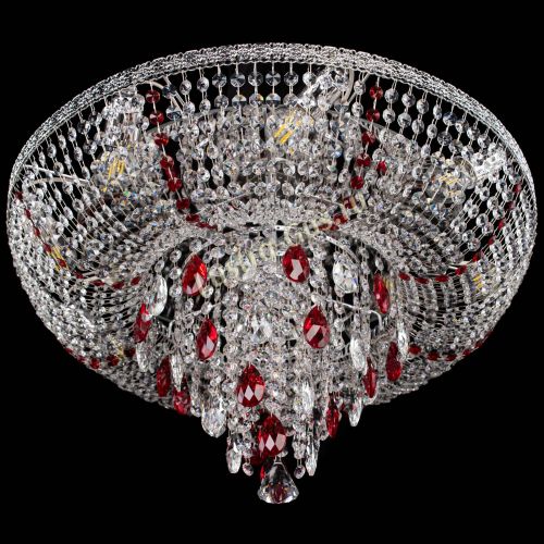 Люстра Токката Пирамида журавлик красная в Подольске Гусь Хрустальный